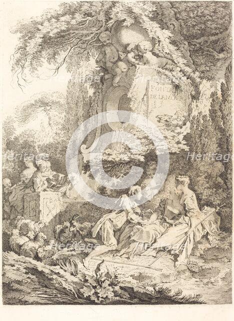 La Fontaine de l'Amour, 1738. Creator: Pierre Alexandre Aveline.