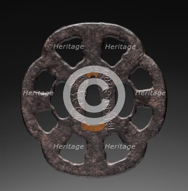 Sword Guard, mid 19th century. Creator: Unknown.