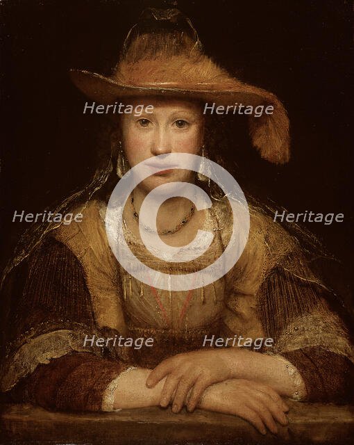 Portrait of a Young Woman, c. 1690. Creator: Aert de Gelder.