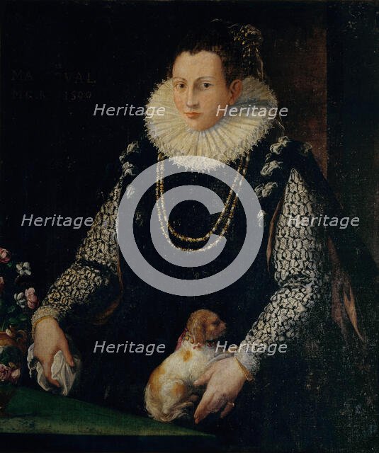 Portrait of Margaret of Valois (1553-1615), 1590. Creator: Anonymous.