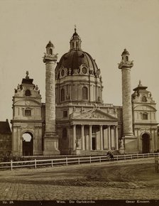 Wien. Die Carlskirche, late 19th century. Creator: Oscar Kramer.