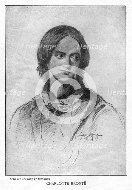 Charlotte Brontë, English novelist, 1906. Artist: Unknown