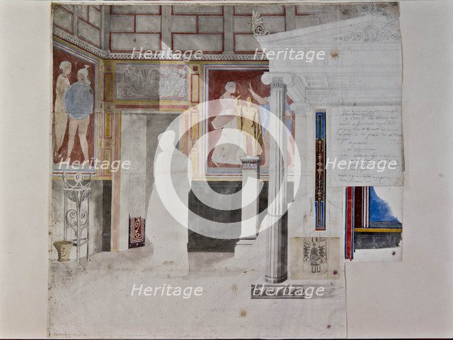 Study for Antiochus and Stratonice, ca 1835-1840.