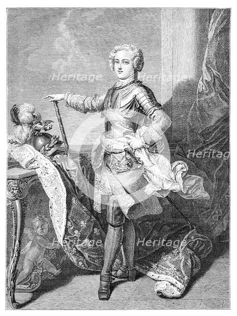 A Young Louis XV, (1885). Artist: Larmessin