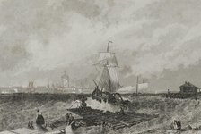 Smolny Convent of the Resurrection, Saint Petersburg, Russia, 1839. Creator: Augustin François Lemaitre.