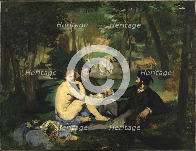 The Luncheon on the Grass, ca 1863.