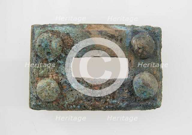 Rectangular Plaque, Frankish, middle of 6th century. Creator: Unknown.