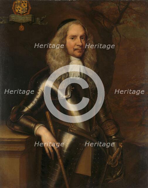 Portrait of Cornelis van Aerssen (1600/02-1662), Lord of Sommelsdijk, 1658. Creator: Adriaen Hanneman.