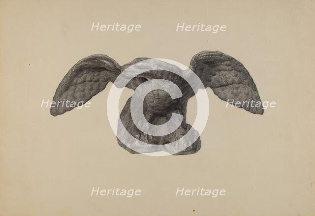 Door Stop, c. 1940. Creator: Milton Grubstein.