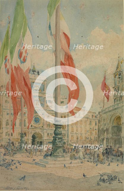 Piazza San Marco, 1839-1912. Creator: Henry Bacon.