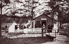 Sanitary Commission Office. Convalescent Camp, Alexandria, Virginia, 1861-65. Creator: Unknown.