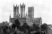The Cathedrals of England: Lincoln Cathedral, 1895. Creator: Francis Frith & Co.