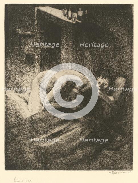 Misery (La Misère), c. 1886. Creator: Paul Albert Besnard.