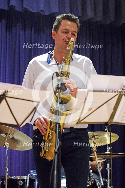 Johannes Mueller, Watermill Jazz Club, Dorking, Surrey, 2015. Artist: Brian O'Connor.