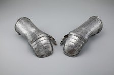 Pair of Mitten Gauntlets, Germany, c. 1530. Creator: Unknown.