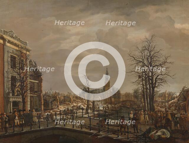 The Rapenburg in Leiden, 1807. Creator: Carel Lodewijk Hansen.