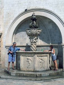 Onofrio's little fountain, Dubrovnik, Croatia.