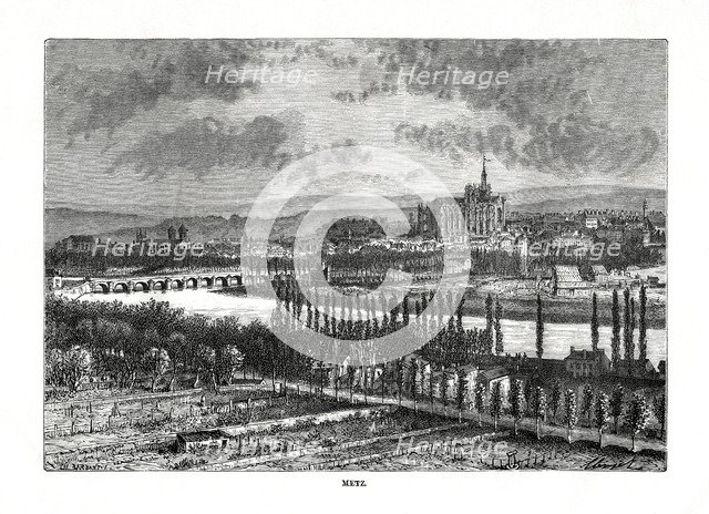 Metz, France, 19th century. Artist: Charles Barbant