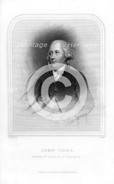 John Home, Scottish poet and dramatist, (1870).Artist: J Rogers