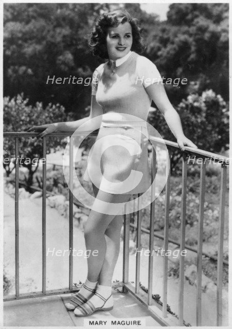 Mary Maguire, Australian actress, c1936-c1939. Artist: Unknown