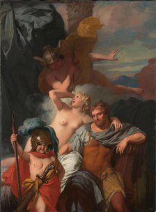 Mercury Ordering Calypso to Release Odysseus, c.1680. Creator: Gerard de Lairesse.