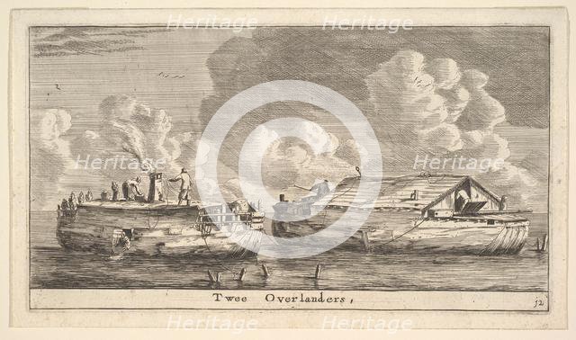 Twee Overlanders, 17th century. Creator: Reinier Zeeman.