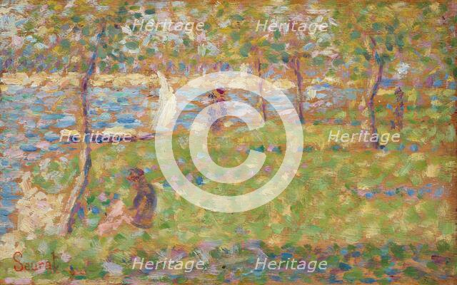 Study for "La Grande Jatte", 1884/1885. Creator: Georges-Pierre Seurat.