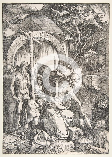 Christ in Limbo, from The Large Passion, edition 1511.n.d. Creator: Albrecht Durer.