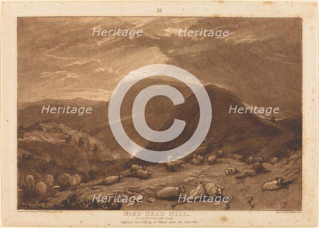 Hind Head Hill, published 1811. Creator: JMW Turner.