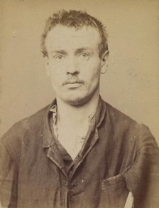 Benoit. Antoine. 29 ans, né à Paris Xle. Journalier. Anarchiste, vagabondage. 4/3/94., 1894. Creator: Alphonse Bertillon.