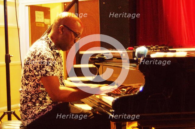 Robert Mitchell, Robert Mitchell True Think, Battle Jazz Festival, Battle, East Sussex, July 2023. Creator: Brian O'Connor.