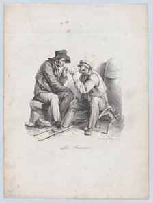 The Smokers, 1822. Creator: Louis Leopold Boilly.