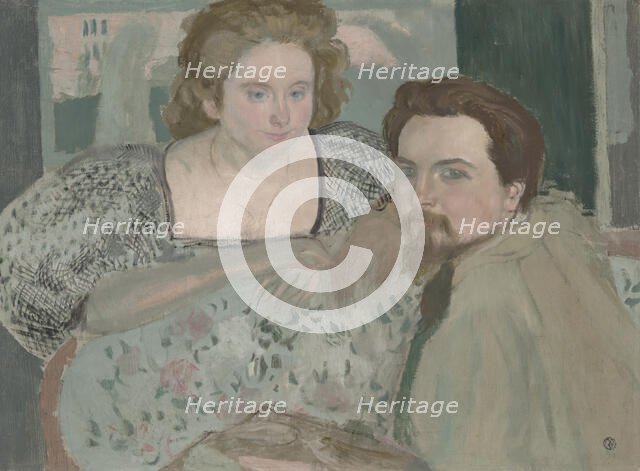 Portrait of Marthe and Maurice, 1896. Creator: Denis, Maurice (1870-1943).