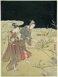 Catching Fireflies, About 1767. Creator: Suzuki Harunobu.