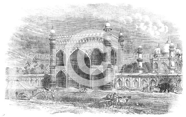 Entrance Gateway to the Taje Mahal, near Agra, 1857. Creator: Unknown.