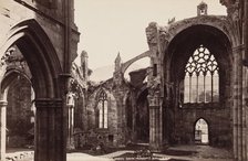 South Transept, Melrose Abbey, between 1870 and 1880. Creator: George Washington Wilson.