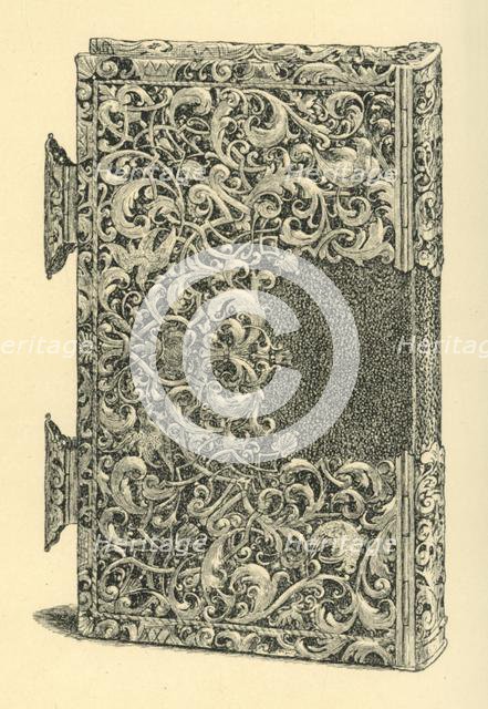 Silver gilt book cover, (1881). Creator: W Jones.