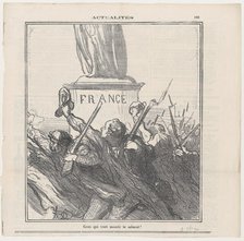 Ceux qui vont mourir te saluent!, 1870.  Creator: Honore Daumier.