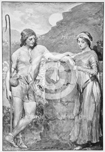 'Olaf and Sigrid', 1910.  Artist: John Henry Frederick Bacon