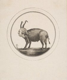 Caricature Showing Louis XVI as a Ram, 18th century. Creator: Unknown.