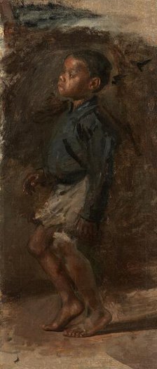 Study for "Negro Boy Dancing": The Boy, probably 1877. Creator: Thomas Eakins.