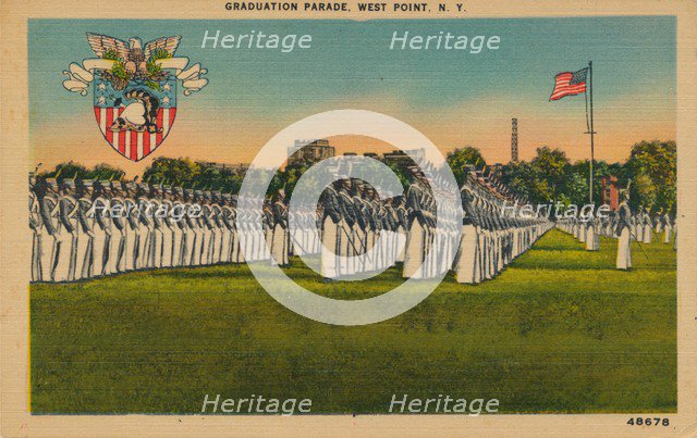 Graduation Parade, West Point, New York, c1940s. Artist: Unknown