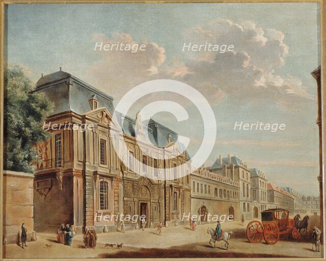 The Carnavalet hotel around 1740, 1926. Creator: Nicolas Raguenet.