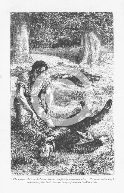 Scene from Adam Bede by George Eliot, c1885. Artist: William Small