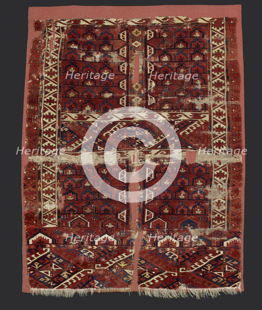 Turkmen Ersari carpet, 18th century, (1701-1800). Artist: Unknown.