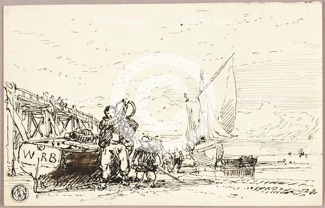 Harbor Scene, n.d. Creator: William Roxby Beverley.