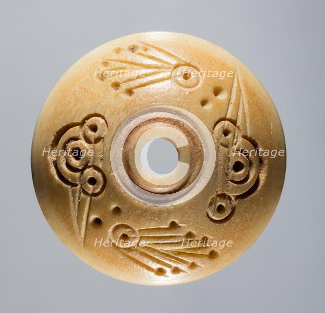 Spindle Whorl, 700s - 900s. Creator: Unknown.