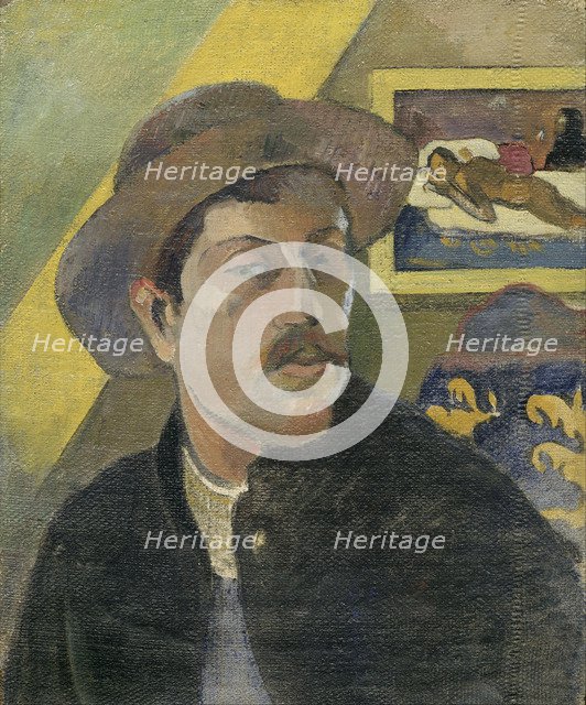Self-Portrait, 1893-1894. Artist: Gauguin, Paul Eugéne Henri (1848-1903)