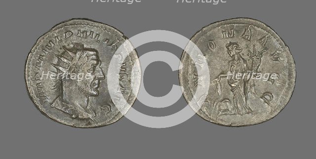 Antoninianus (Coin) Portraying King Philip I, 244-247. Creator: Unknown.