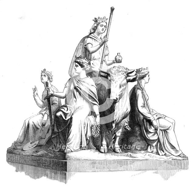 The National Memorial to the Prince Consort: "Europe," by the late Patrick Macdowell, R.A., 1872. Creator: Unknown.